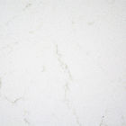 7.5Mohs Beyaz Carrara Kuvars Taş Oturma Odası Yer Karosu için